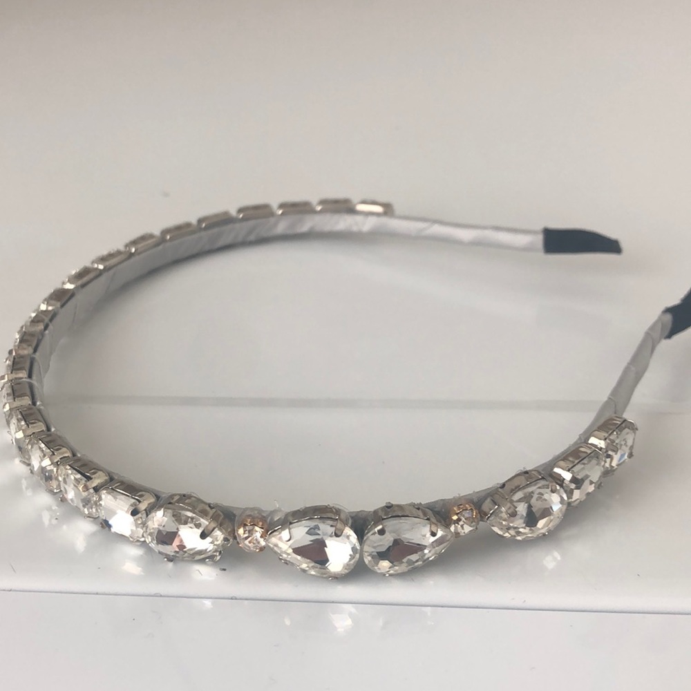 Rhinestone ribbon headband